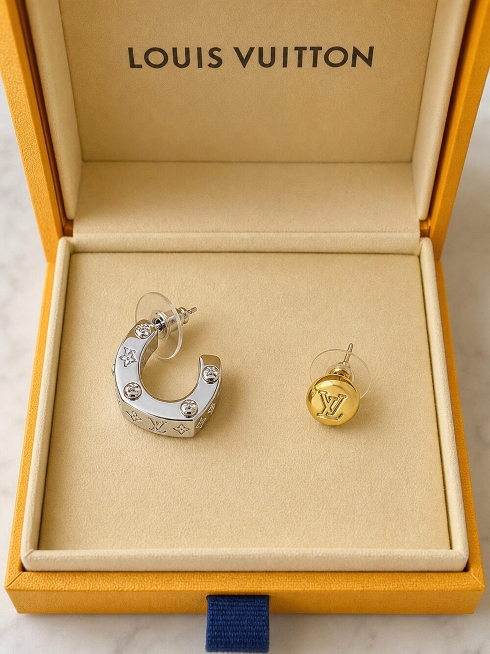 Louis Vuitton Signature Earrings Style 6 | New with Box - Picture 3 of 9